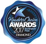 Burlington Post Readers Choice Award 2017